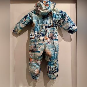 Reima Winter Snowsuit Fox Blue Print